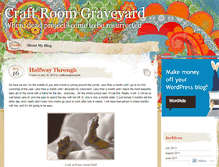 Tablet Screenshot of craftroomgraveyard.wordpress.com