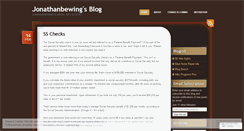 Desktop Screenshot of jonathanbewing.wordpress.com