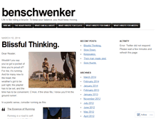 Tablet Screenshot of benschwenker.wordpress.com