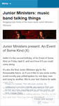Mobile Screenshot of juniorministers.wordpress.com