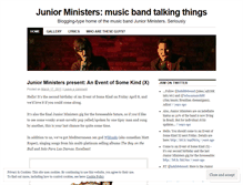 Tablet Screenshot of juniorministers.wordpress.com