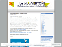 Tablet Screenshot of leblogvertone.wordpress.com