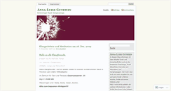 Desktop Screenshot of annaluisegutstein.wordpress.com