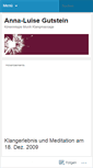 Mobile Screenshot of annaluisegutstein.wordpress.com