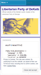 Mobile Screenshot of lpdekalb.wordpress.com