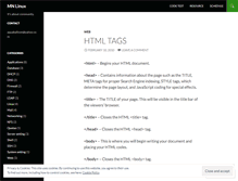 Tablet Screenshot of mnlinux.wordpress.com