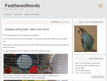 Tablet Screenshot of featheredfiends.wordpress.com