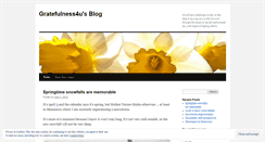 Desktop Screenshot of gratefulness4u.wordpress.com