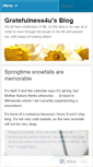 Mobile Screenshot of gratefulness4u.wordpress.com