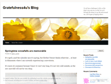 Tablet Screenshot of gratefulness4u.wordpress.com