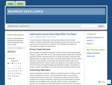 Tablet Screenshot of businessexcel.wordpress.com