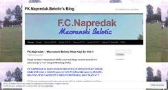 Desktop Screenshot of fknapredakbelotic.wordpress.com