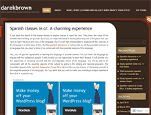Tablet Screenshot of darekbrown.wordpress.com