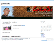 Tablet Screenshot of gambaraku.wordpress.com