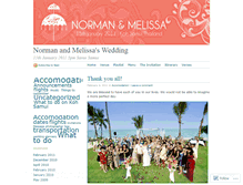 Tablet Screenshot of normandmelissa.wordpress.com