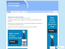 Tablet Screenshot of concursospsicologia.wordpress.com