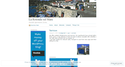 Desktop Screenshot of larotondasulmare.wordpress.com