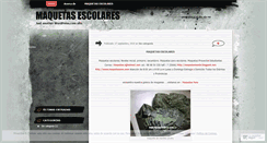 Desktop Screenshot of maquetasperu.wordpress.com