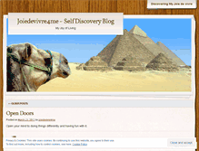 Tablet Screenshot of joiedevivre4me.wordpress.com