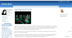 Desktop Screenshot of bitesizemedia.wordpress.com
