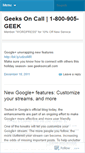 Mobile Screenshot of geeksoncall.wordpress.com
