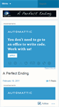 Mobile Screenshot of aperfectendingfilmdotcom.wordpress.com
