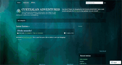 Desktop Screenshot of cuetzalanadventures.wordpress.com