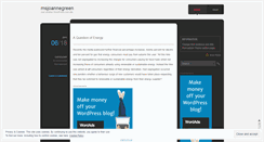 Desktop Screenshot of msjoannegreen.wordpress.com