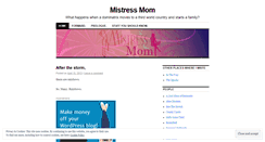 Desktop Screenshot of mistressmom.wordpress.com