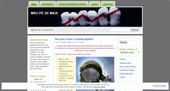 Desktop Screenshot of meupedemeia.wordpress.com