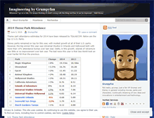Tablet Screenshot of grumpyfan.wordpress.com