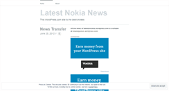 Desktop Screenshot of latestonnokia.wordpress.com