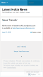 Mobile Screenshot of latestonnokia.wordpress.com