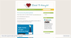 Desktop Screenshot of iheartfood4thought.wordpress.com