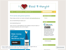 Tablet Screenshot of iheartfood4thought.wordpress.com