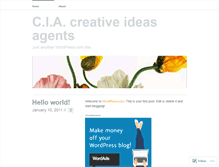 Tablet Screenshot of creativeempowermentagent.wordpress.com