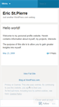 Mobile Screenshot of ericstpierre.wordpress.com
