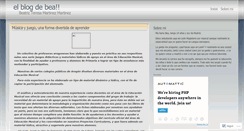 Desktop Screenshot of beatrizteresa.wordpress.com