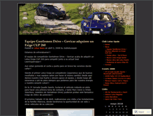 Tablet Screenshot of clublotusspain.wordpress.com