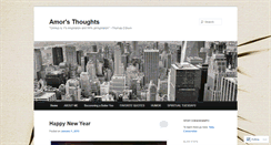 Desktop Screenshot of amorsthoughts.wordpress.com