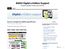 Tablet Screenshot of banghelptest1.wordpress.com