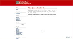 Desktop Screenshot of cromwellian.wordpress.com