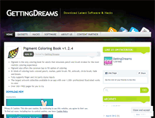 Tablet Screenshot of gettingdreams.wordpress.com