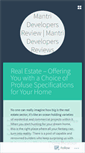 Mobile Screenshot of mantrideveloperreview.wordpress.com