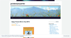 Desktop Screenshot of jackdempseywriter.wordpress.com