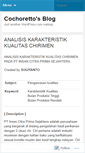 Mobile Screenshot of cochoretto.wordpress.com