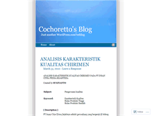 Tablet Screenshot of cochoretto.wordpress.com