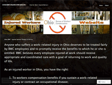 Tablet Screenshot of ohiobwcinjuredworkers.wordpress.com