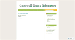 Desktop Screenshot of cornwallhomeed.wordpress.com