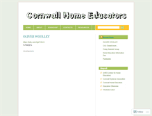 Tablet Screenshot of cornwallhomeed.wordpress.com